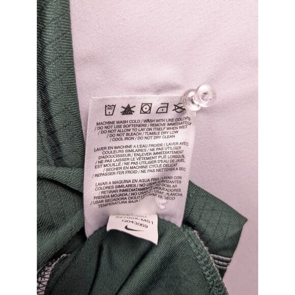Nike Dri-Fit Elite Michigan Spartans Polo Shirt Men's Size XL Green/White - Picture 8 of 10